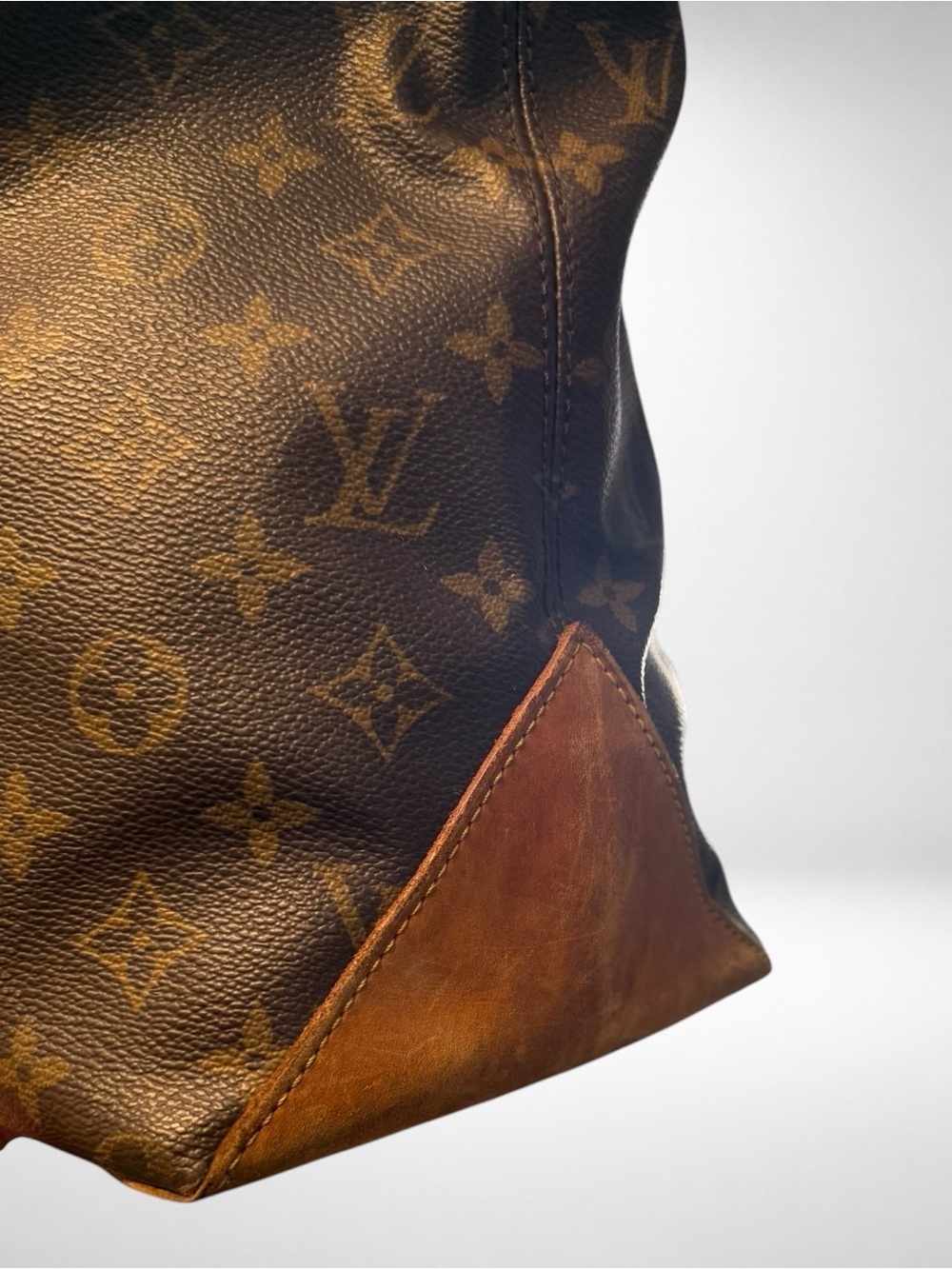 Louis Vuitton Authentic Cabas Piano MM Brown Tote Shoulder Bag Vintage Purse - Picture 13 of 16